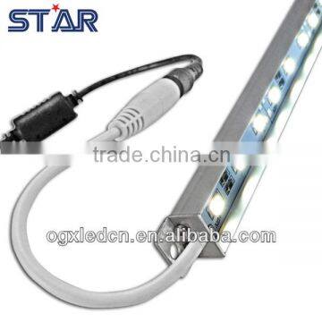 White Color DC12V 72led/m 18w Waterproof Aluminum profile Aquarium LED Rigid strip light Bar