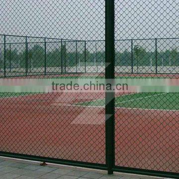 Factory price diamond galvanized chain link fence/sporting fences (Anping large factory)