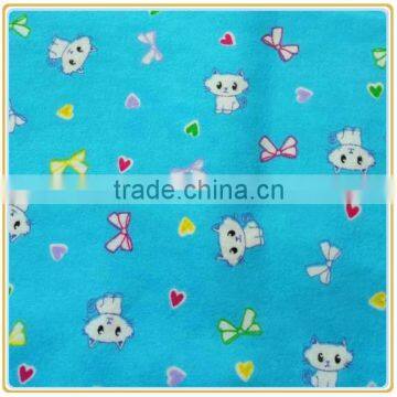 Printed Cotton Flannel Fabric for Babywear