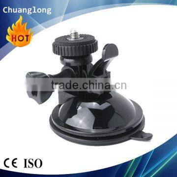 Portable handy sticky suction cup camera mount with 1/4'' camera head adapter