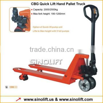 CBG Quyick Lift Hand Pallet Truck