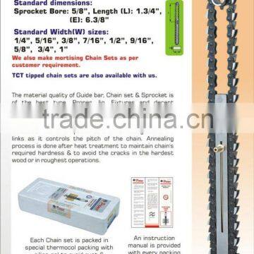 PRINCE MORTISING CHAIN SET 20MM X 36 LINKS X 1.3/4" photo-3