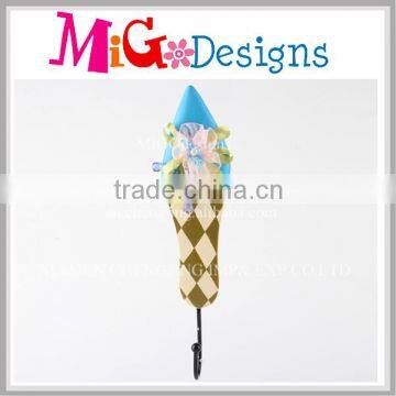 Migodesigns Wholesale Shoe Design Flower Metal Coat Hooks