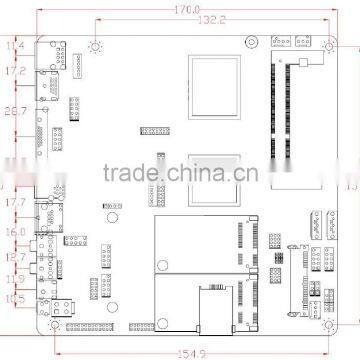 Low Price Mini pc Mini - ITX VWM-1037ULY Laptop Motherboard photo-3