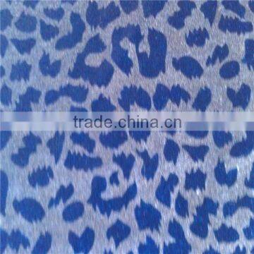 hight quality polyester good strech korean velvet floral fabric
