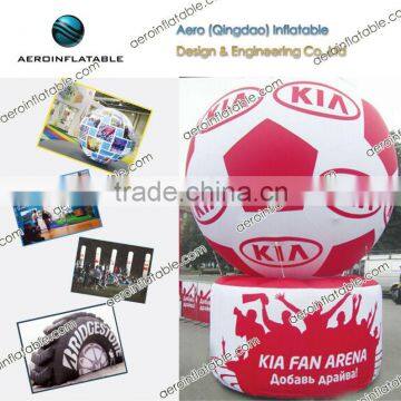 Outdoor inflatable ground balloon for events