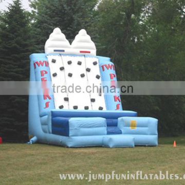 2016 Exciting Inflatable rock climbing wall Game for Adult and Children