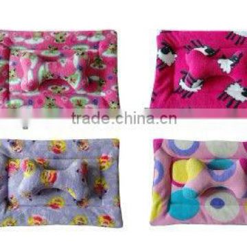 Wholesale dog printed fleece material cushion