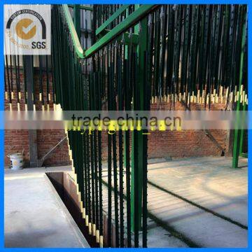 metal frame fence post