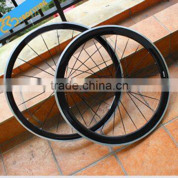 50mm carbon road wheels 700c ,high-profile chinese carbon road bike wheels clincher and tubular