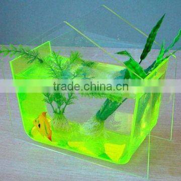 pentagon shaped fish aquarium