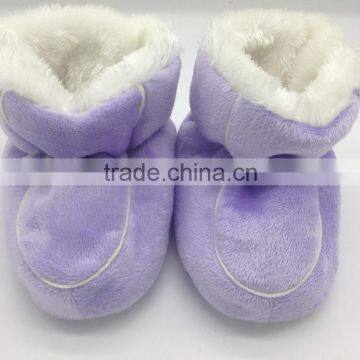 Soft Sole Purple Baby Booties Baby Snow Boots Shoes