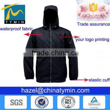 Men's wholesale windproof rain coat