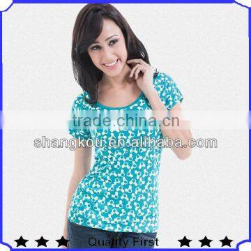 High Quality New Style Cotton Fashion Design Lady Top