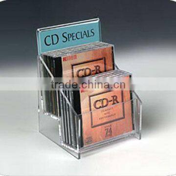 Acrylic CD/DVD Rack - 2 layers