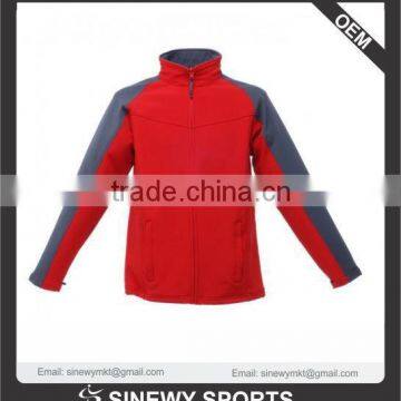 custom color club softshell sport jacket red