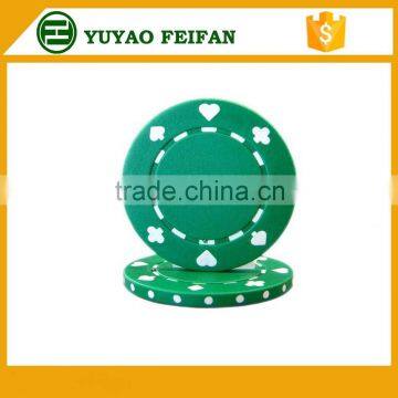 cheap poker heart pattern plastic empty poker chips