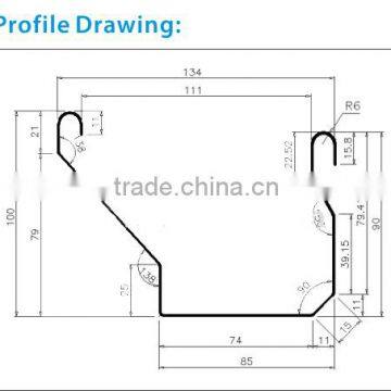 Gutter Roll Forming Machine Used for Metal Gutters Production in Hebei Botou JBL photo-2