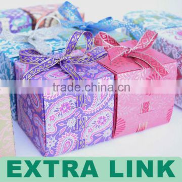 Luxury Paper Indian Red Wedding Favor Box In China