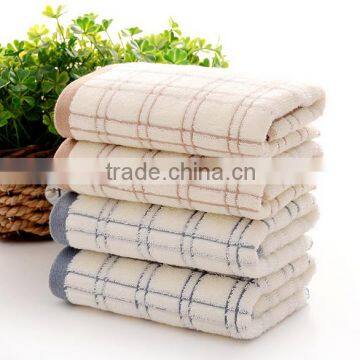 Checked Cotton Plain Dyed Face Towel photo-5
