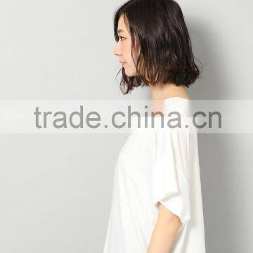 Pure Color Easy Short Sleeve T-shirt photo-5