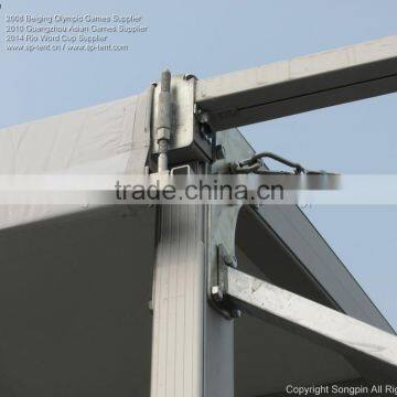 20x50m Football Field Structure Tents With Gable End Entrance Canopies 5x5m
