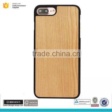 Customized Mobile Accessories Wood Phone Cover Mobile Phone Case for Iphone 7 Plus