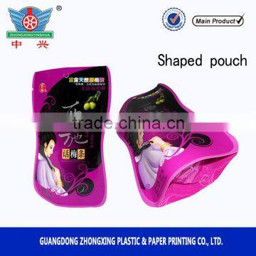 Flexible Plastic Stand up Special Shaped Packaging Bag for Snack