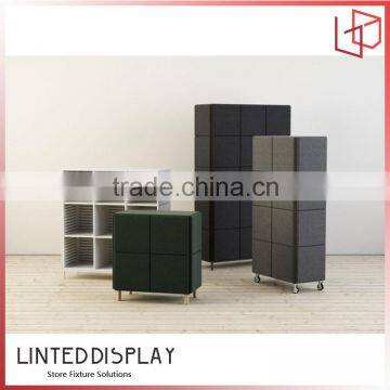 Multitier Grid Cabinet Floor Display Stand For Hanging Office File