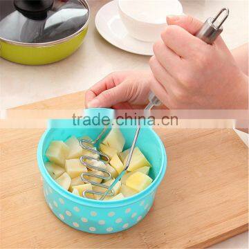 Potato Ricer Press Manual Potato Masher Blender Stainless Steel Potato Masher photo-2