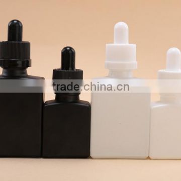 30ml square juice glass dropper bottle