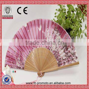 Quality Products Best-Selling Wholesale Women's Bamboo Cloth Hand Fan