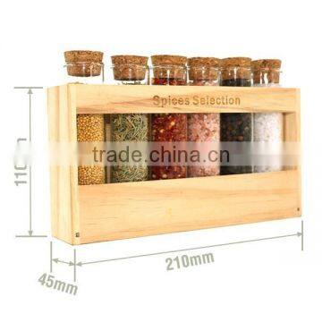 30X120mm 60ml Spice Tube With Wooden Cap photo-3
