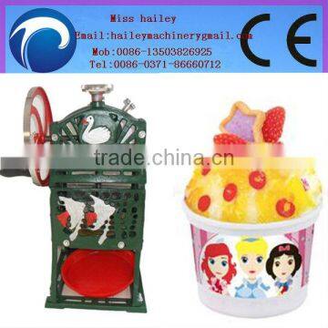 high efficiency and goo-using manual ice shaving machine