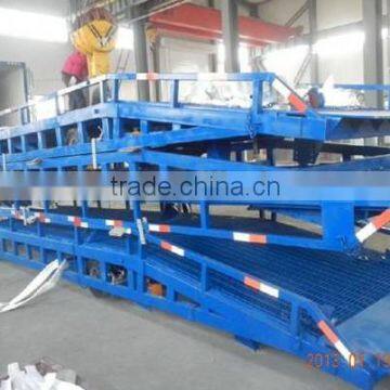 10T mobile hydraulic dock container forklift loading ramp