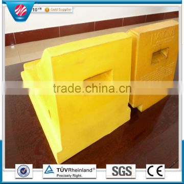 PU wheel chock/rubber wheel chock/ Tire Stopper Trade Assurance