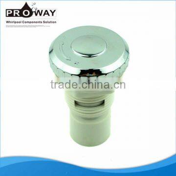 Automatic Massage Chromed Control Regulator,Air Control One Way Plastic Air Control Valve For Bathtub