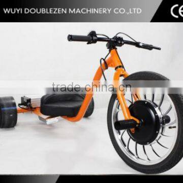 500w/1000W cheaper and high quality Electric Powered Drifting trike for adults