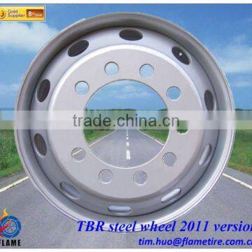 Steel wheel 11.75x22.5,8.25x22.5,7.50x22.5