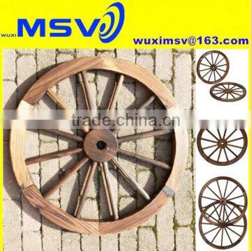 Vintage Wooden Wagon Wheel