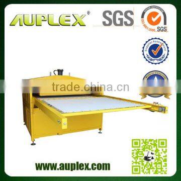 High Pressure 80x80cm Auto Air Operated Double Location/ Station Heat Transfer Press Mach photo-3