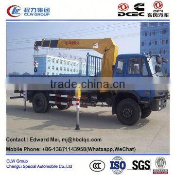Dongfeng 4*2 4*4 Type 190 Hp Truck With Crane 3 Ton Crane Truck photo-2