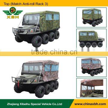 XBH waterproof canvas Vehicle top frame for amphibious vehicle 8X8-2 parts accessary