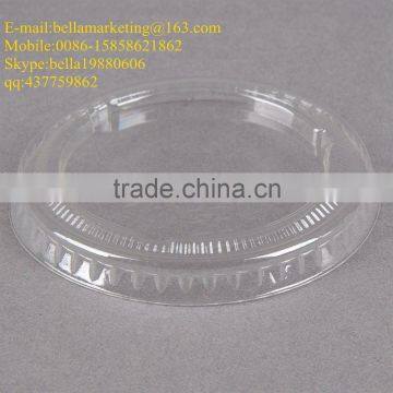 Disposable Polystyrene Lid for 2 Oz. Souffle Cup / Portion Cup photo-4