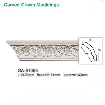 Newly Polyurethane Decorative Interior Cornice Moulding