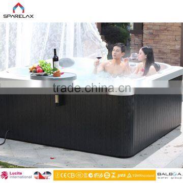 8 Places Lucite Acrylic Hot Tub With 2 Loungers A860 photo-3