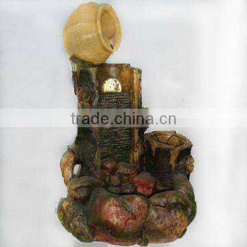 Resin Pot Rockery Waterfall Garden Water Fountain