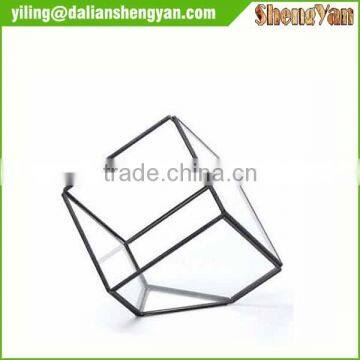 The Cube Shape Planter,geometric Glass Terrarium photo-5