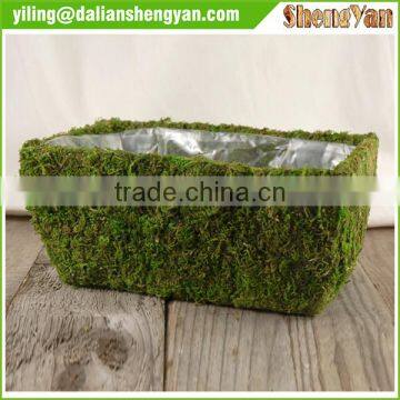 Hanging Moss Planter , Moss Flower Pot , Moss Brackets photo-2