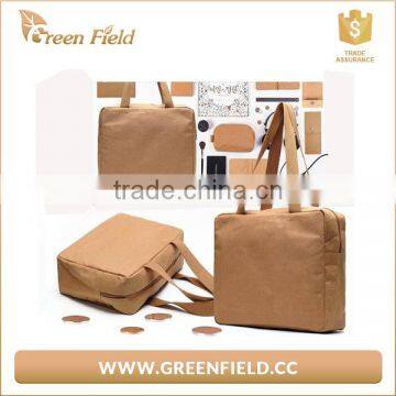 New products in business classic kraft paper laptop bag